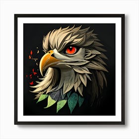 Eagle Head Art Print