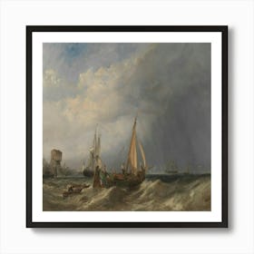 Stormy Sea 1 Art Print