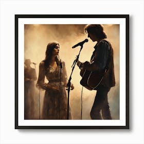 The Gram Parsons Saga: We'll Sweep Up The Ashes In The Morning. Art Print