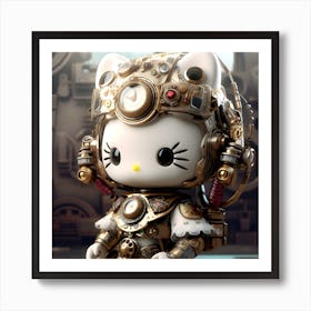 Hello Kitty Steampunk 8 Art Print