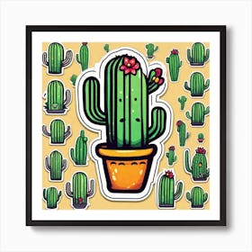 Cactus 9 Art Print