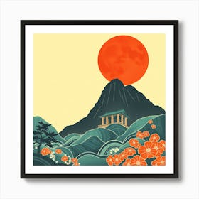 Asian Landscape 3 Art Print