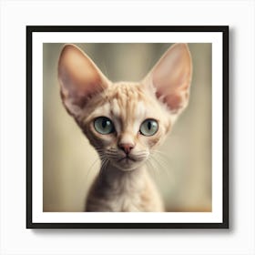 Sphynx Cat Art Print