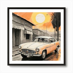 Volvo Car Art Print