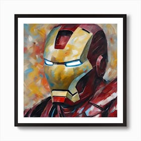 Iron Man Figure Art Print