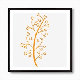 Heart Branch Art Print