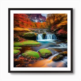 Autumn River 5 Art Print