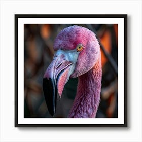 Pink Flamingo 1 Art Print