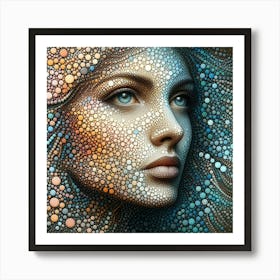 A portrait of woman 5 Art Print