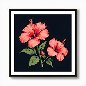 Hibiscus Flower 2 Art Print