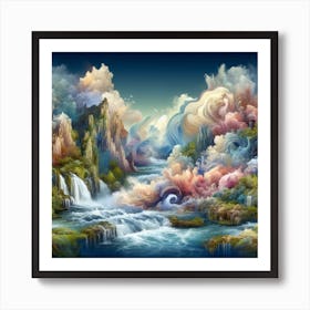 Dreamscape - The Ever Evolving Relationship Between The Natural World And Technology Art Print