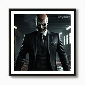 Man In A Suit Art Print