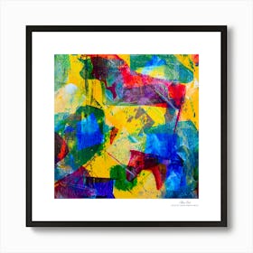 Contemporary art, modern art, mixing colors together, hope, renewal, strength, activity, vitality. American style.76 Art Print