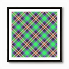 Plaid Pattern 10 Art Print