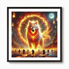 Yang Fire Wolf 6 Poster