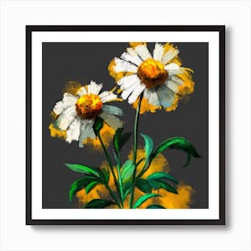 Helenium Flowers 3 Art Print