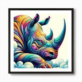 Creative Wild Animal Representation 71 Art Print