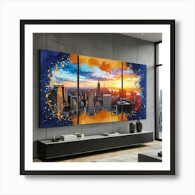 New York City Skyline Art Print