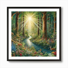 Enchanted Forest Art Print