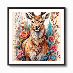 Beautiful goat Art Print