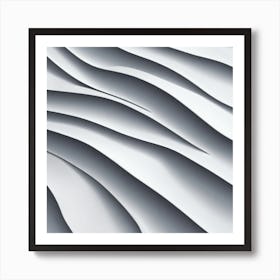 Abstract Wave Pattern 5 Art Print