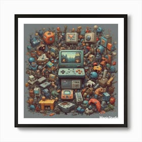 Video Game Art Art Print