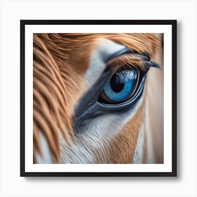 Eye Of A Horse 38 Art Print