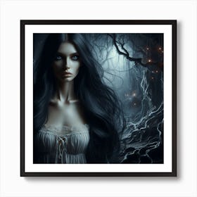 Dark Fairy 1 Art Print