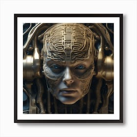 Cyborg Woman 107 Art Print