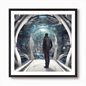 Space Station 7 Art Print