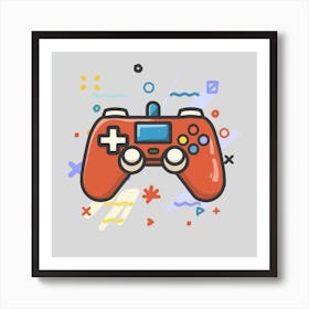 Video Game Controller 15 Art Print