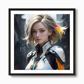 Overwatch Girl Art Print