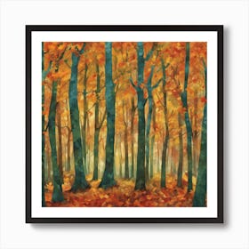 Autumn Forest Art Print