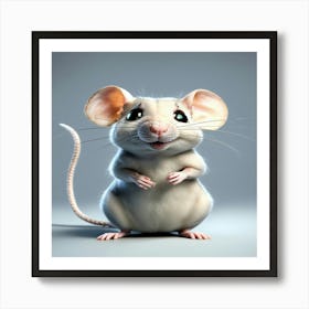 Cut Rat 1 Art Print