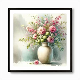 Flowers In A Vase Art Print