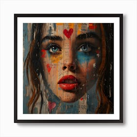 Love - Oil On Canvas Art Print