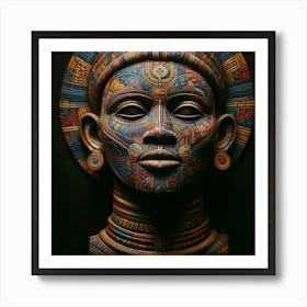 Egyptian Head Wall Art 1 Art Print