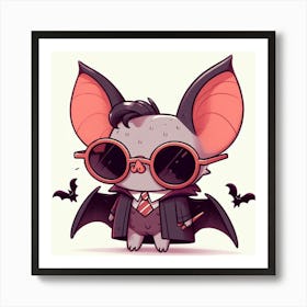 Wizard Bat!!? Art Print