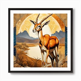 Antelope Art Print