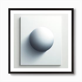 Abstract Sphere Canvas Print Art Print