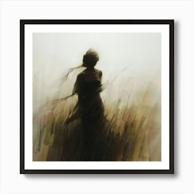 'The Girl In The Grass' 1 Art Print