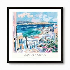 Mykonos Greece Art Print