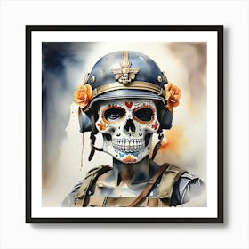 Day Of The Dead Soldier 1 Art Print