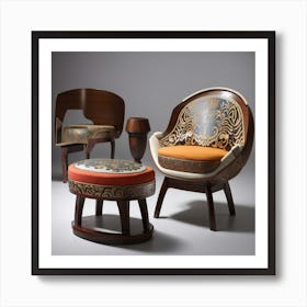 Chinese Furniture Art Print