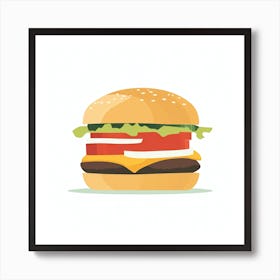 Hamburger 3 Art Print