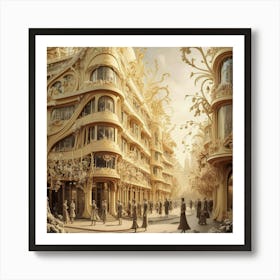 'Barcelona' Art Print