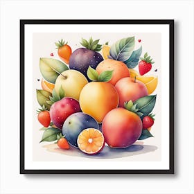 Juicy Palette Art Print