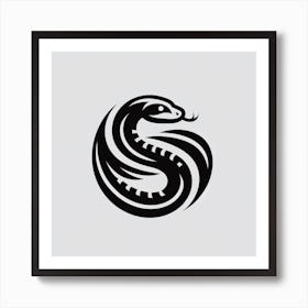 Snake logo 3 Art Print