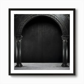 Black And White Arch Art Print