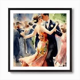 Twenties Dance Art Print